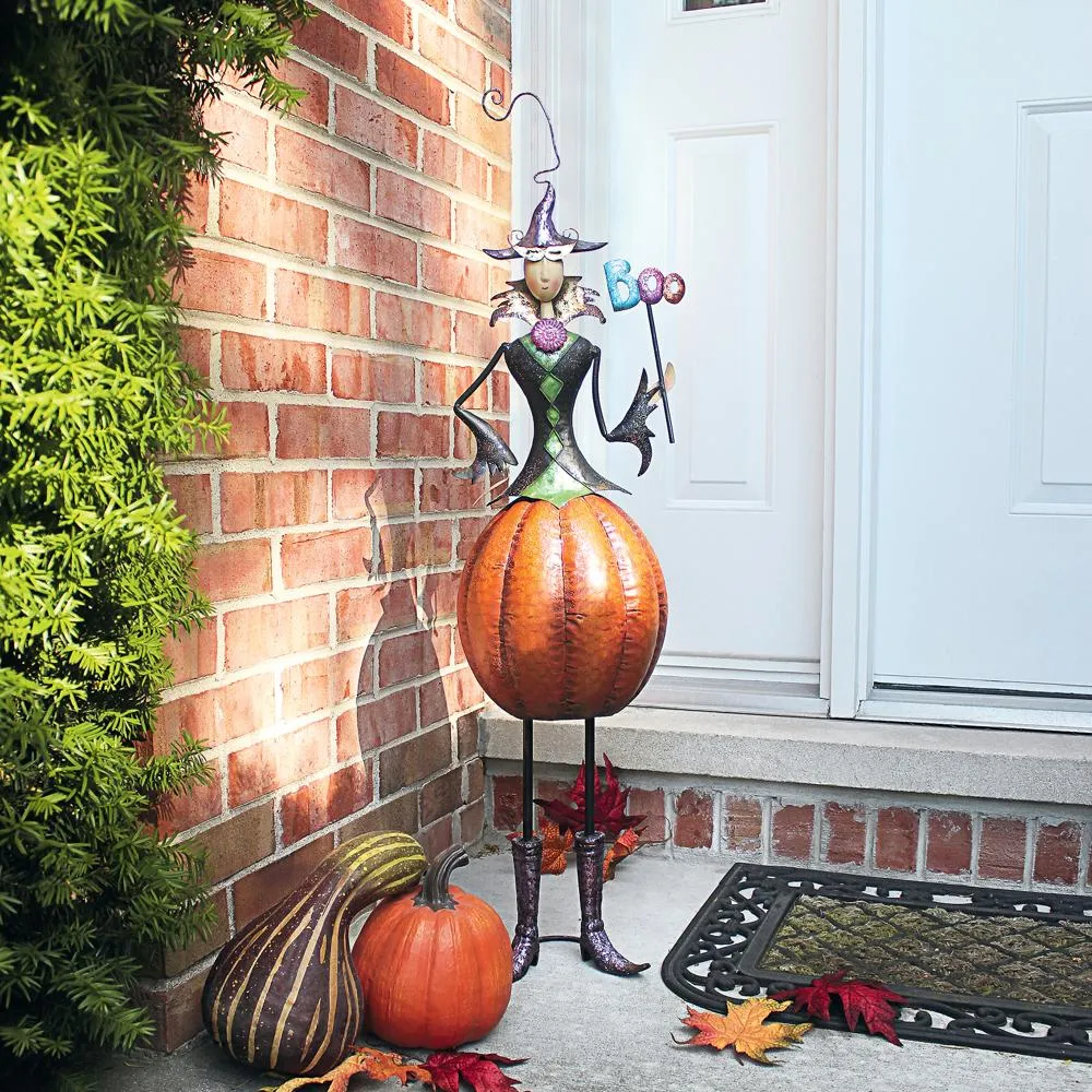 Gloria VanderBoo Metal Witch Halloween Statue
