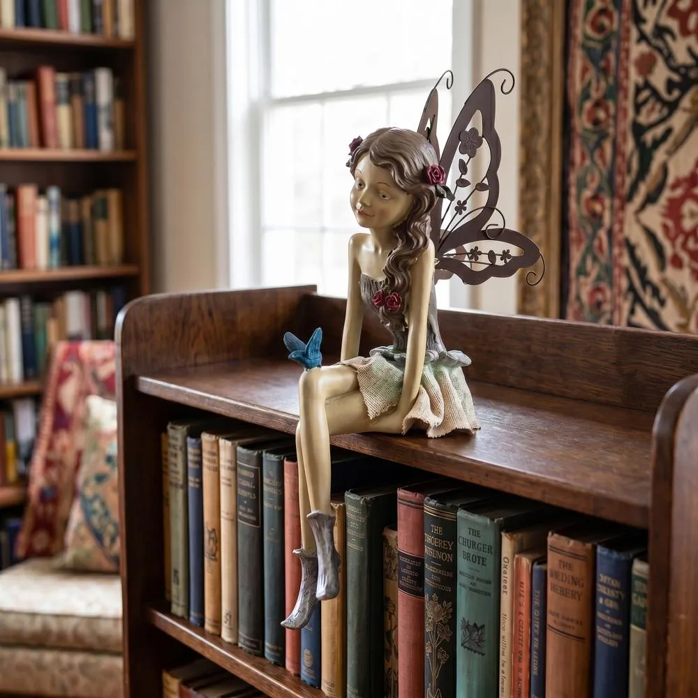 Fannie the Fairy Sitting Statue: Each