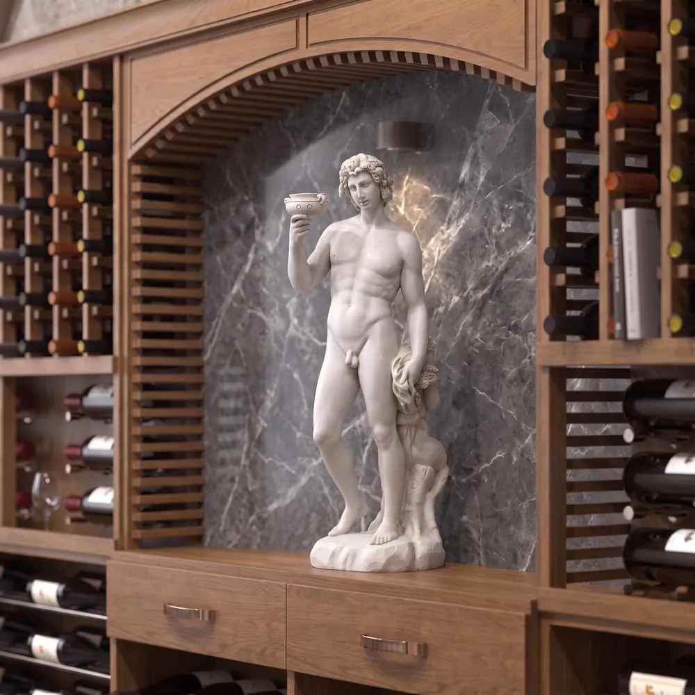 Bacchus, Roman God of Wine Statue