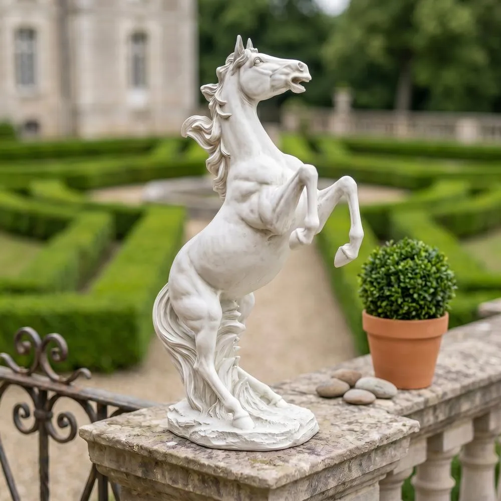 Majestic Mustang Horse Statue