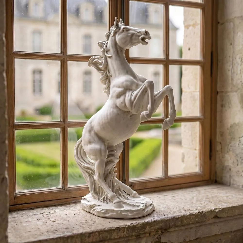 Majestic Mustang Horse Statue