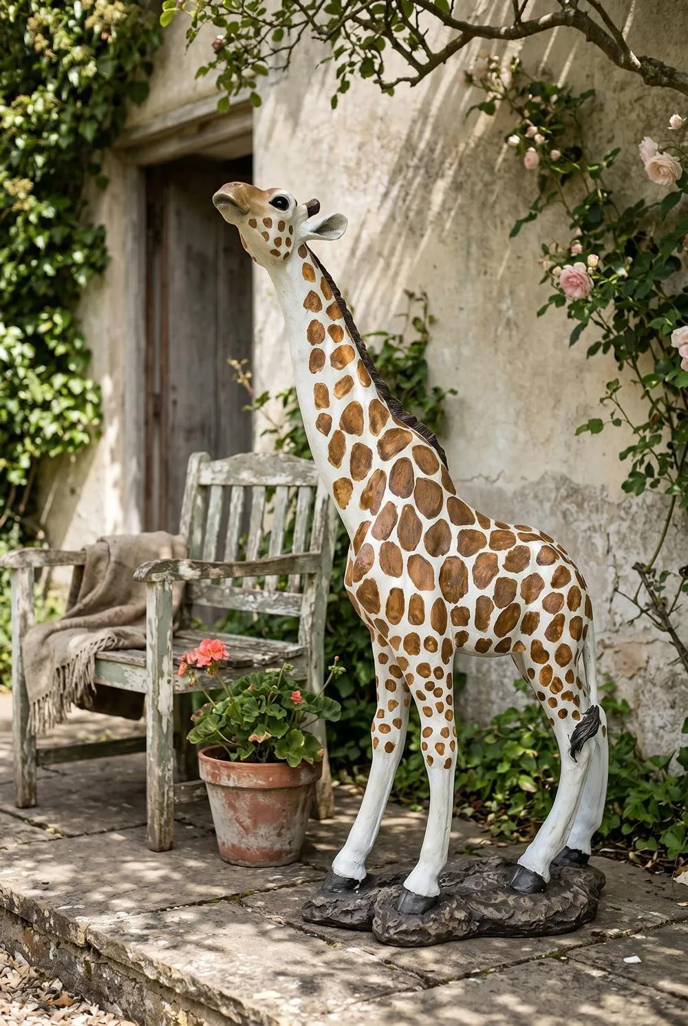 Gerard the Giraffe Garden Statue