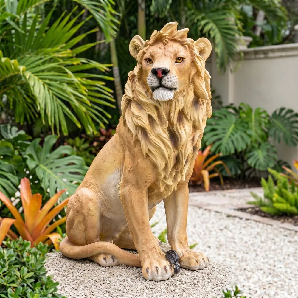 King of Beasts Lion Garden Statue
