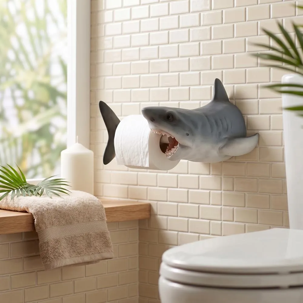 Shark Attack Bathroom Toilet Paper Holder