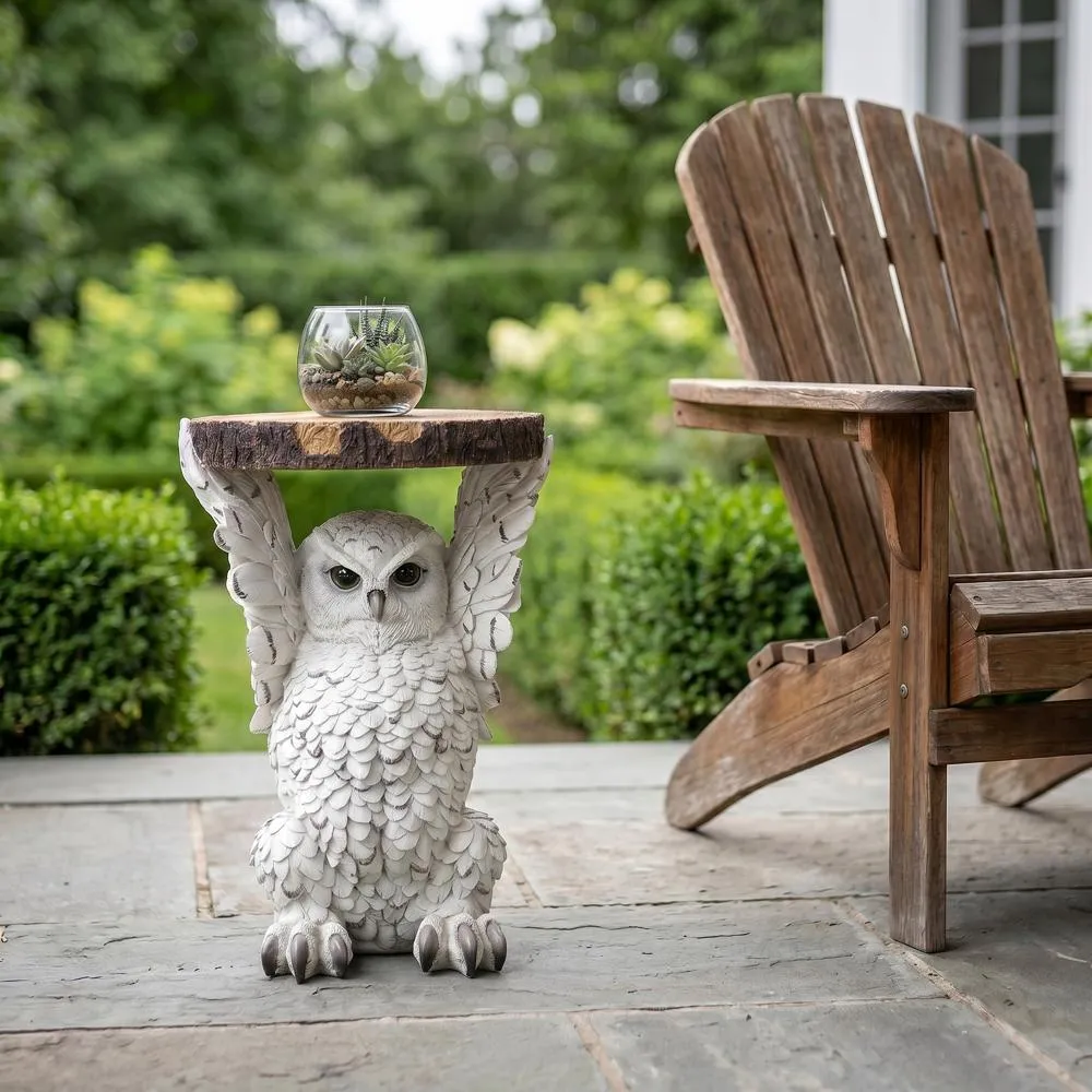 Wisdom Owl Sculptural Side Table