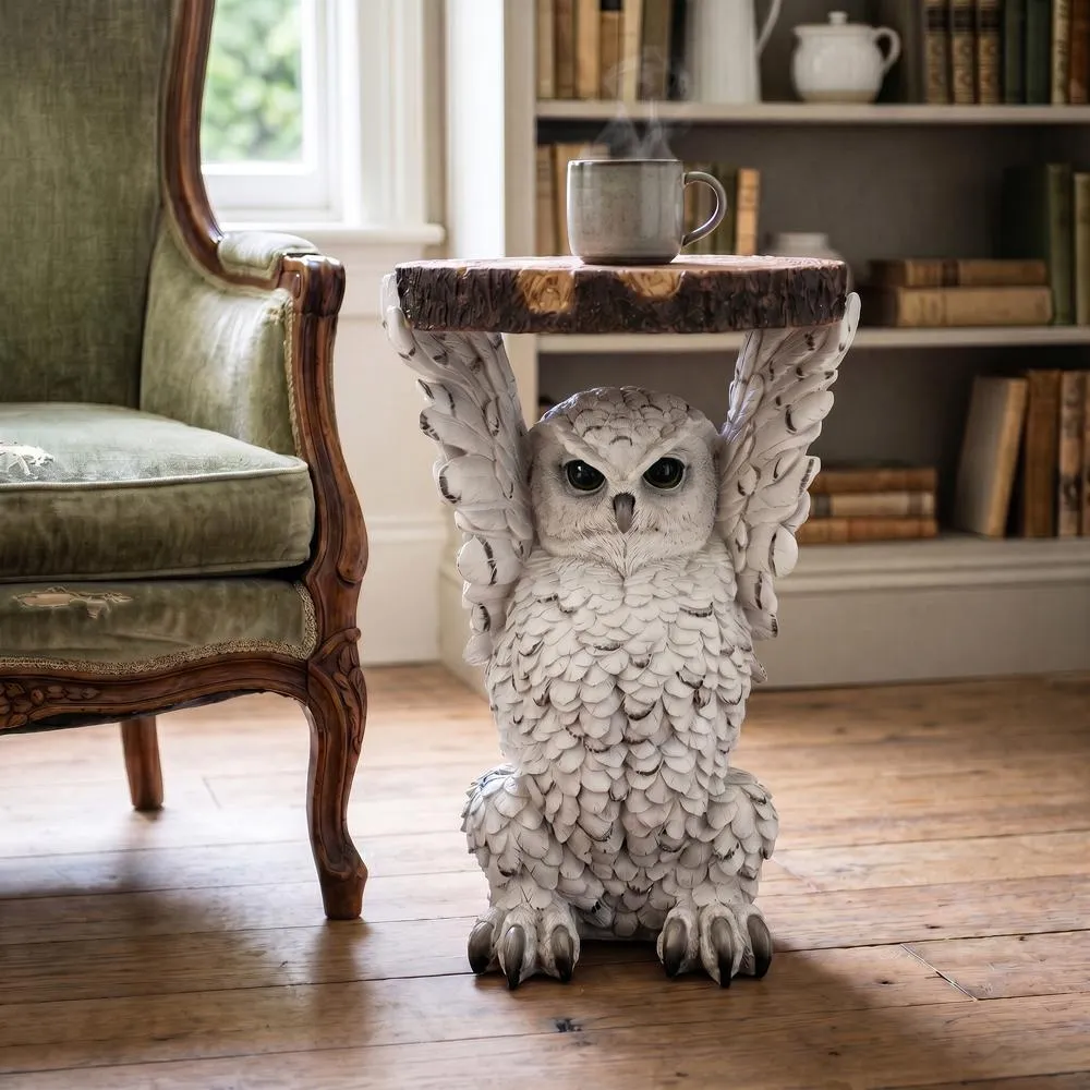 Wisdom Owl Sculptural Side Table
