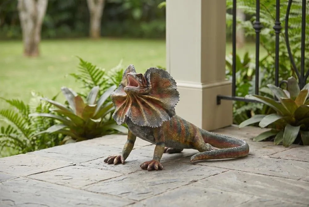 Frilled-Neck Lizard Statue