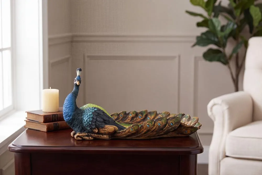 The Pleasing Peacock Sculptural Dish