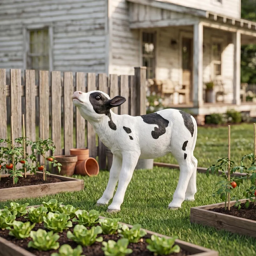 Clarabelle the Cow Farm Animal Statue