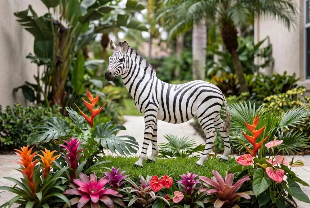 Zora the Zebra Garden Statue: Each