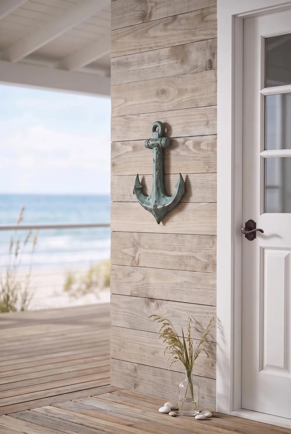 Ahoy There Maritime Anchor Wall Sculpture: Each