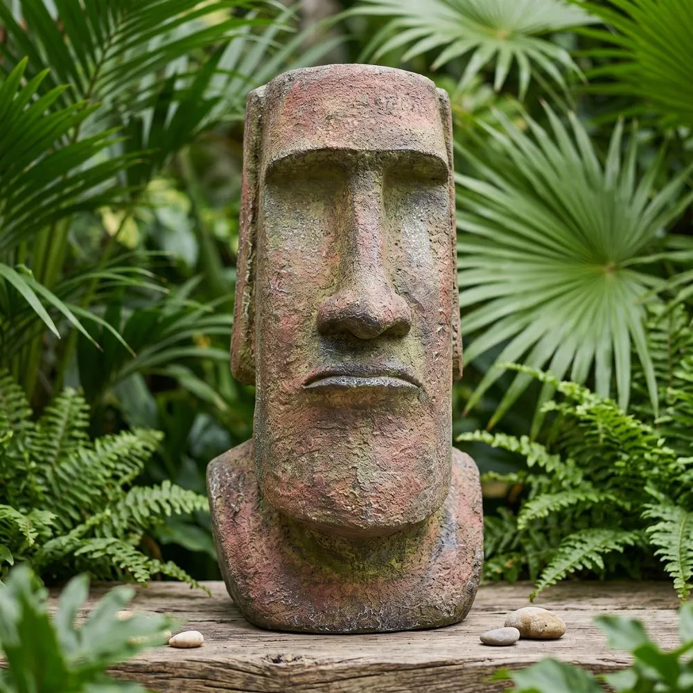 Easter Island Ahu Akivi Moai Monolith Statue: Medium