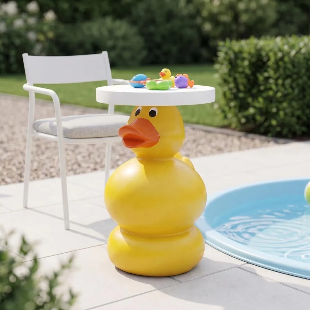 Wise Quack Rubber Duck Sculptural Side Table