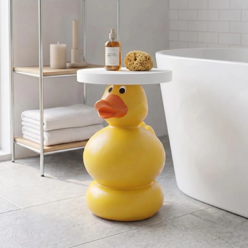 Wise Quack Rubber Duck Sculptural Side Table
