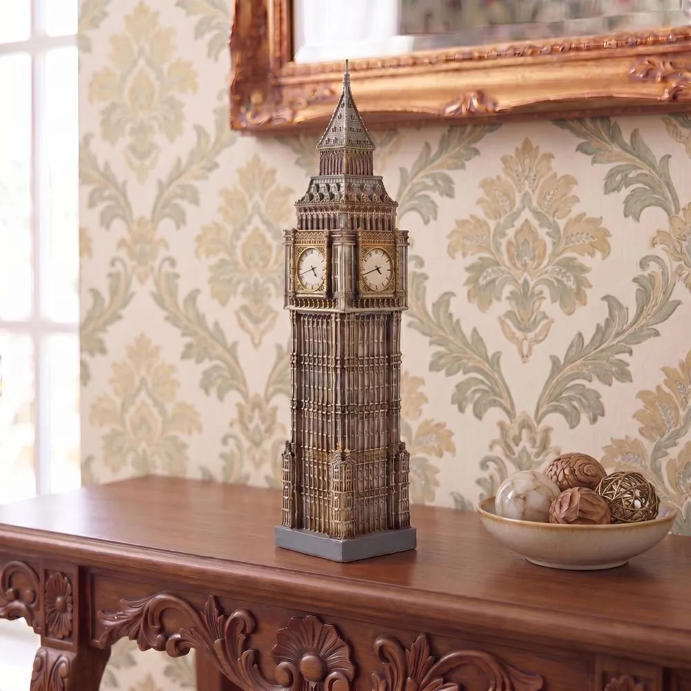 London's Big Ben English Landmark Clock Tower Statue