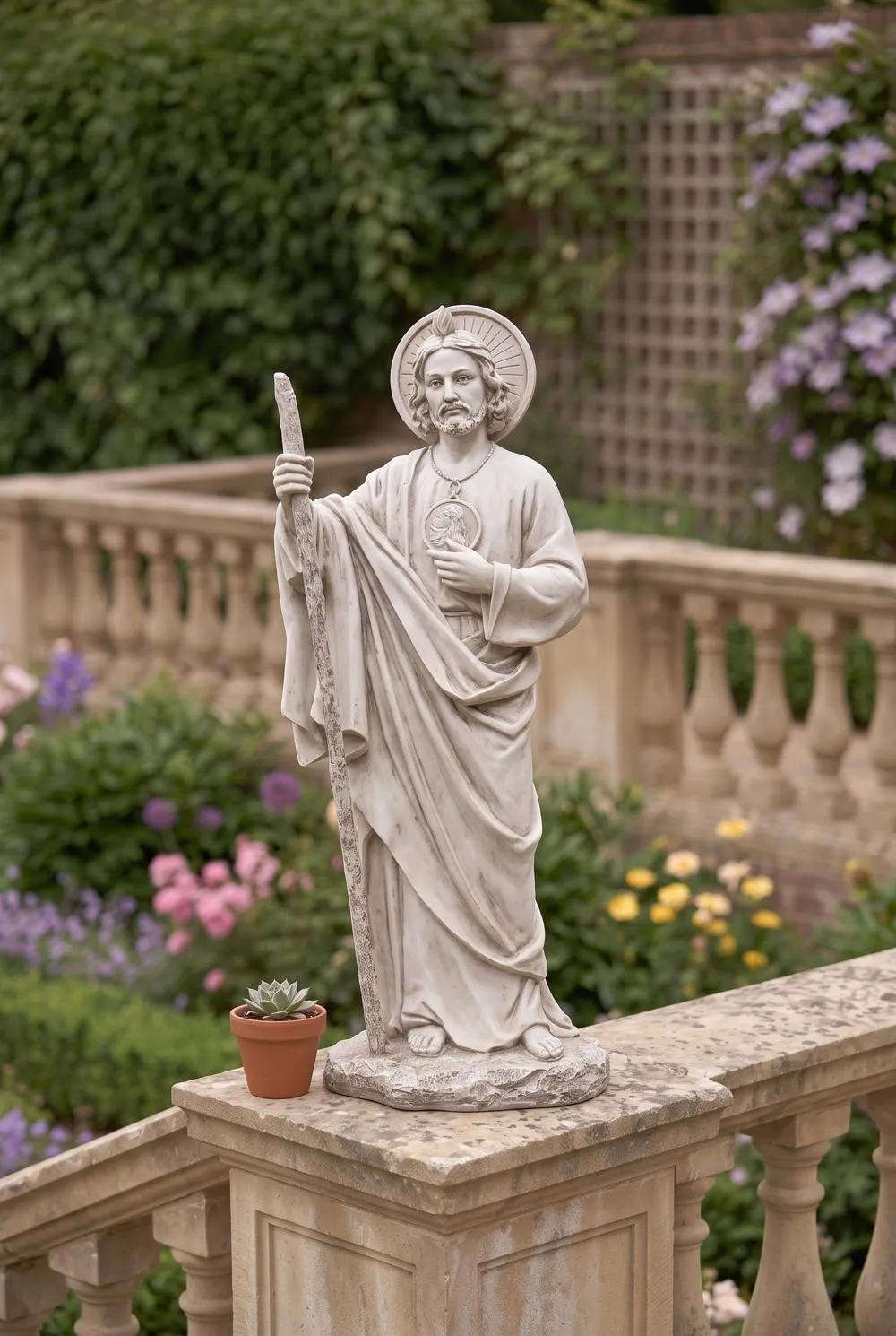 Saint Jude, Patron Saint of Hopeless Cases Garden Statue