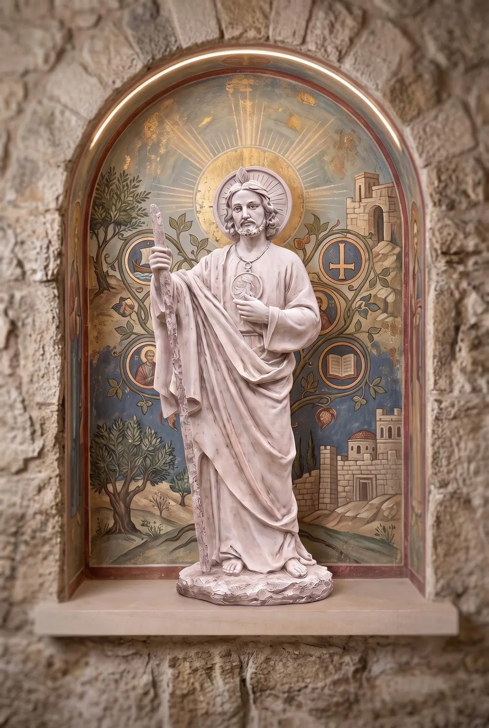 Saint Jude, Patron Saint of Hopeless Cases Garden Statue