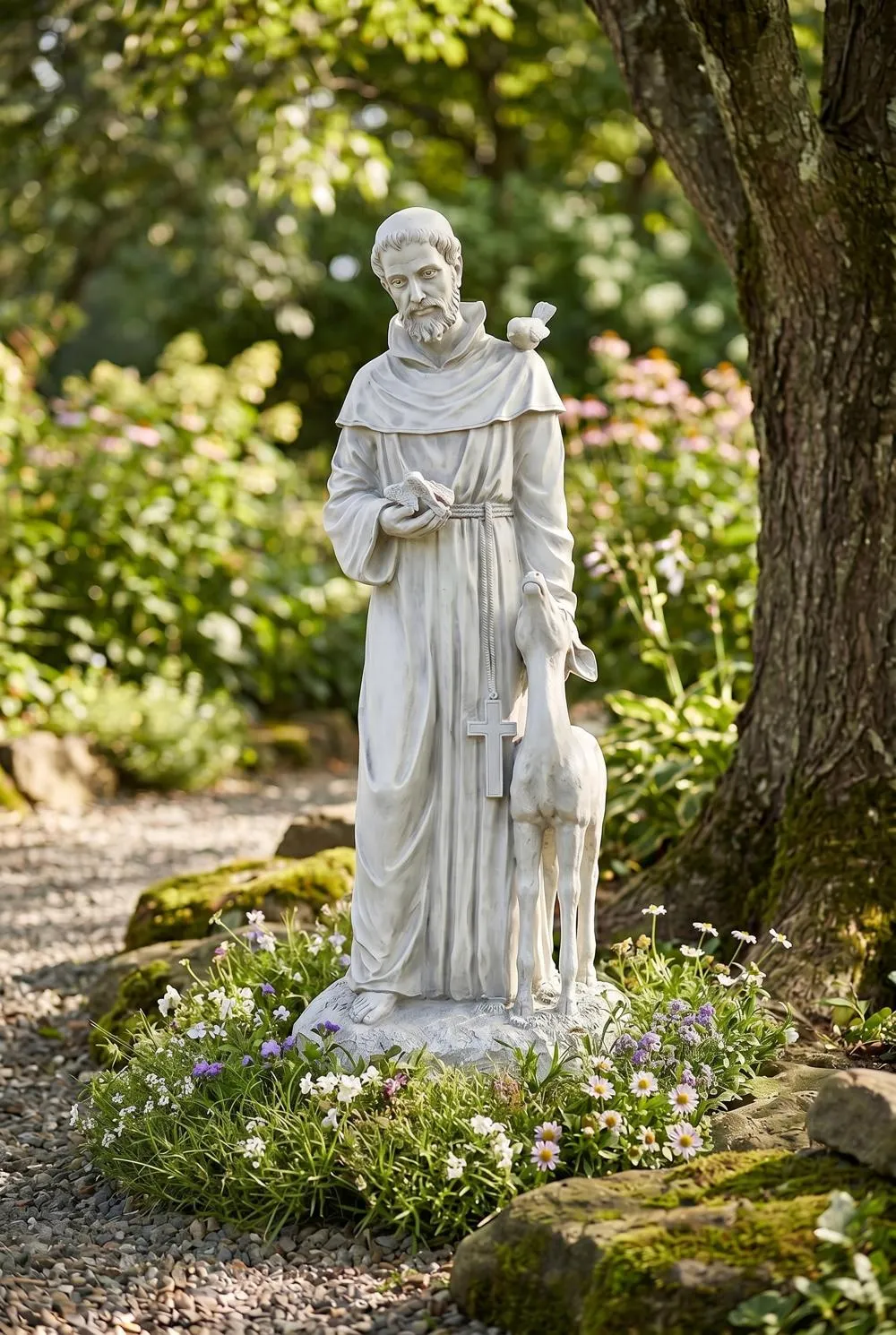 Saint Francis of Assisi, Patron Saint of Animals Garden Statue