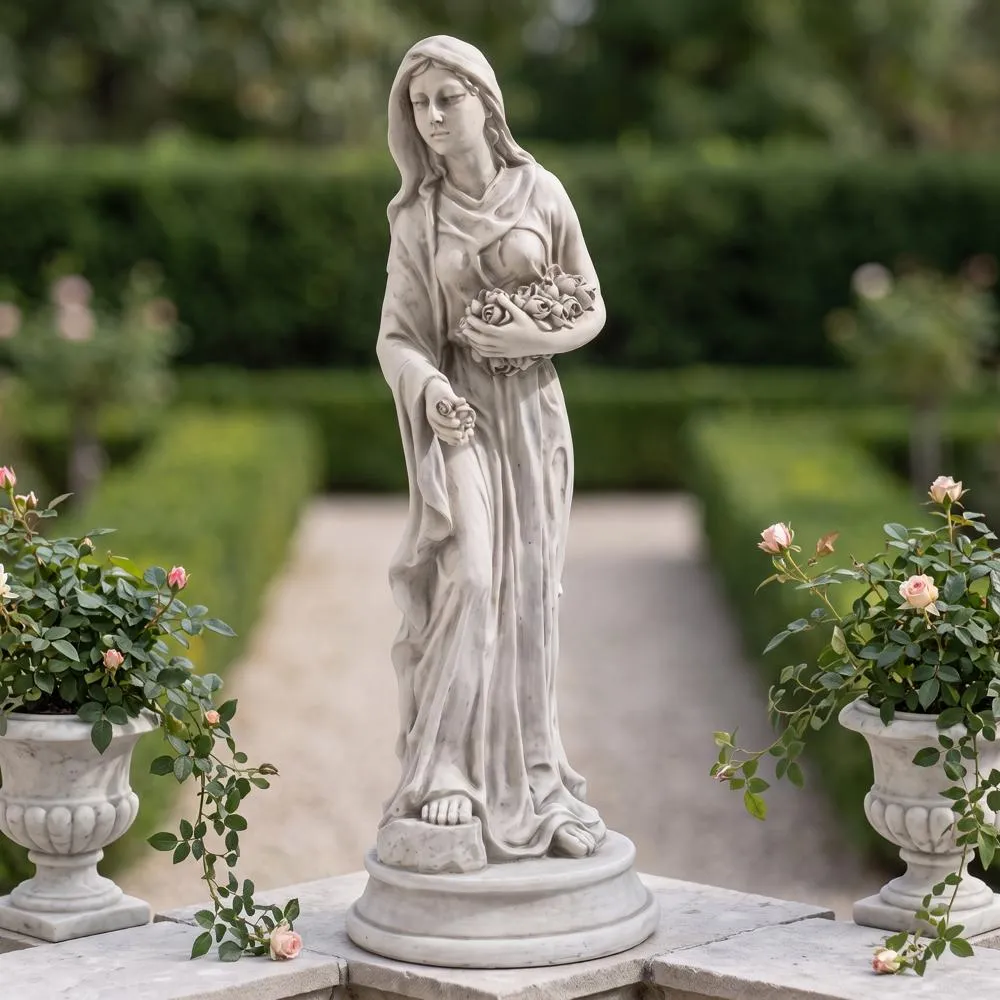 Persephone, Maiden of the Roses Garden Statue