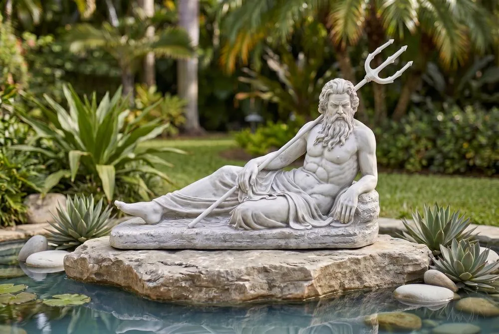 Neptune of Saint John's Lock, River Thames Statue