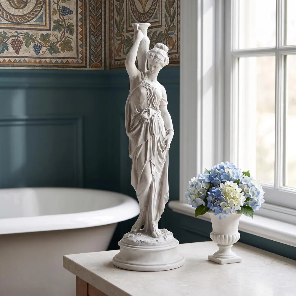 Dione, the Divine Water Goddess Garden Statue: Medium