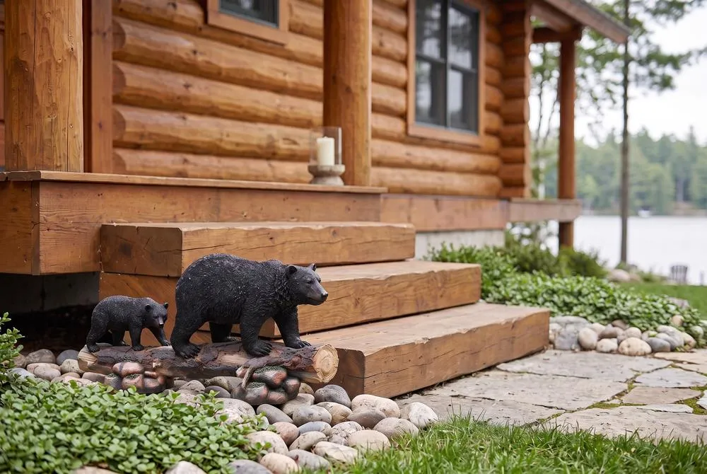 Mother Black Bear and Cub Grande-Scale Animal Statue