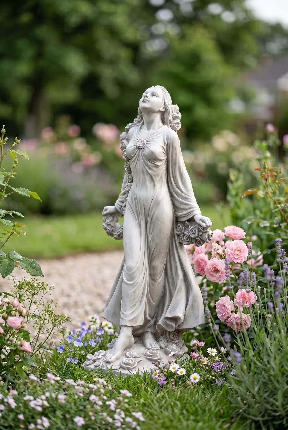 Flora: Divine Patroness of Gardens Statue