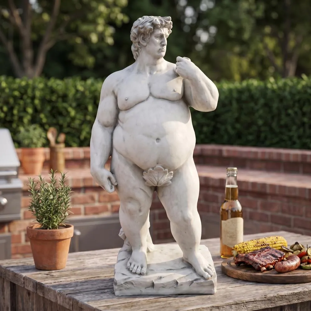 Super-Sized David Garden Statue