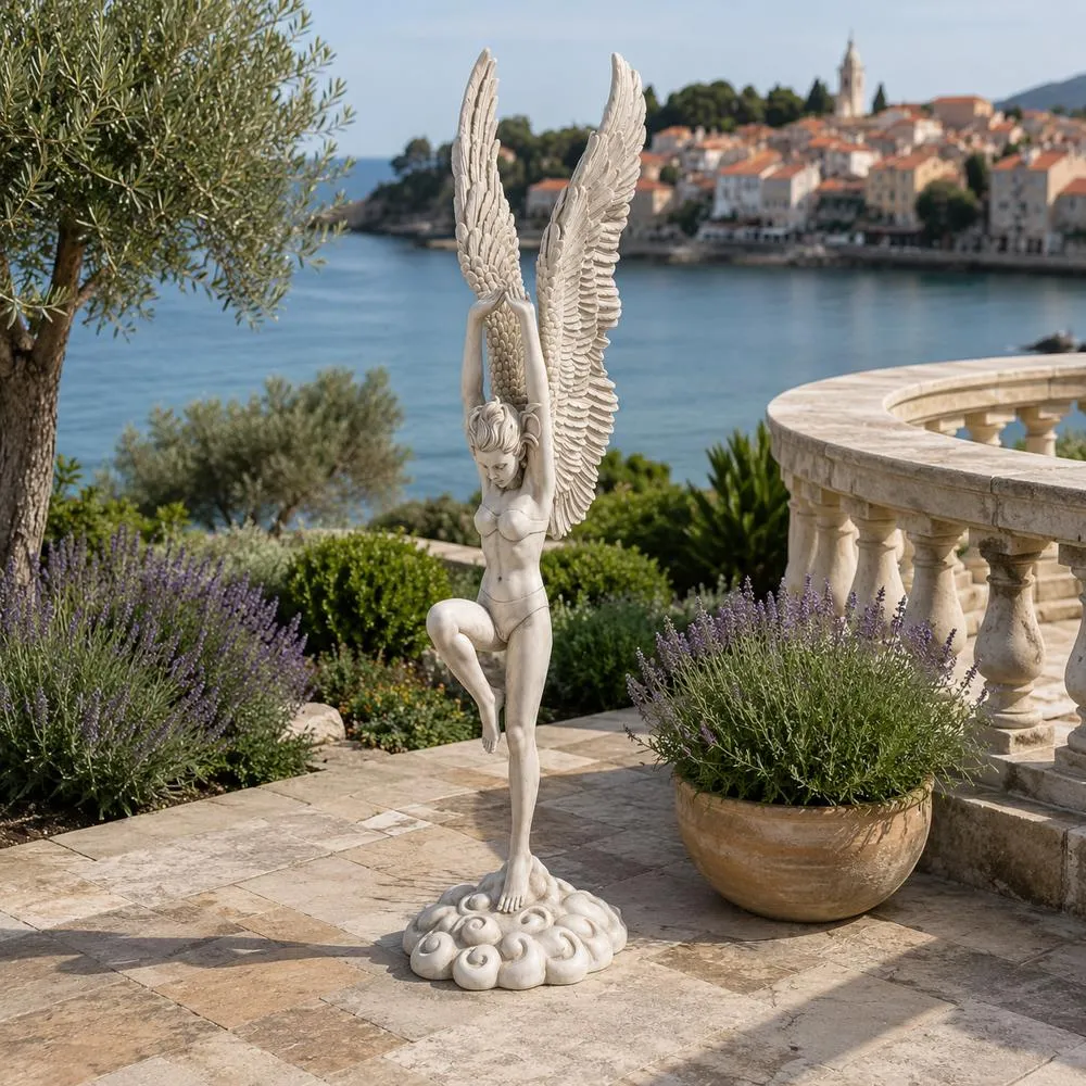 Heaven Free Fall Angel Statue