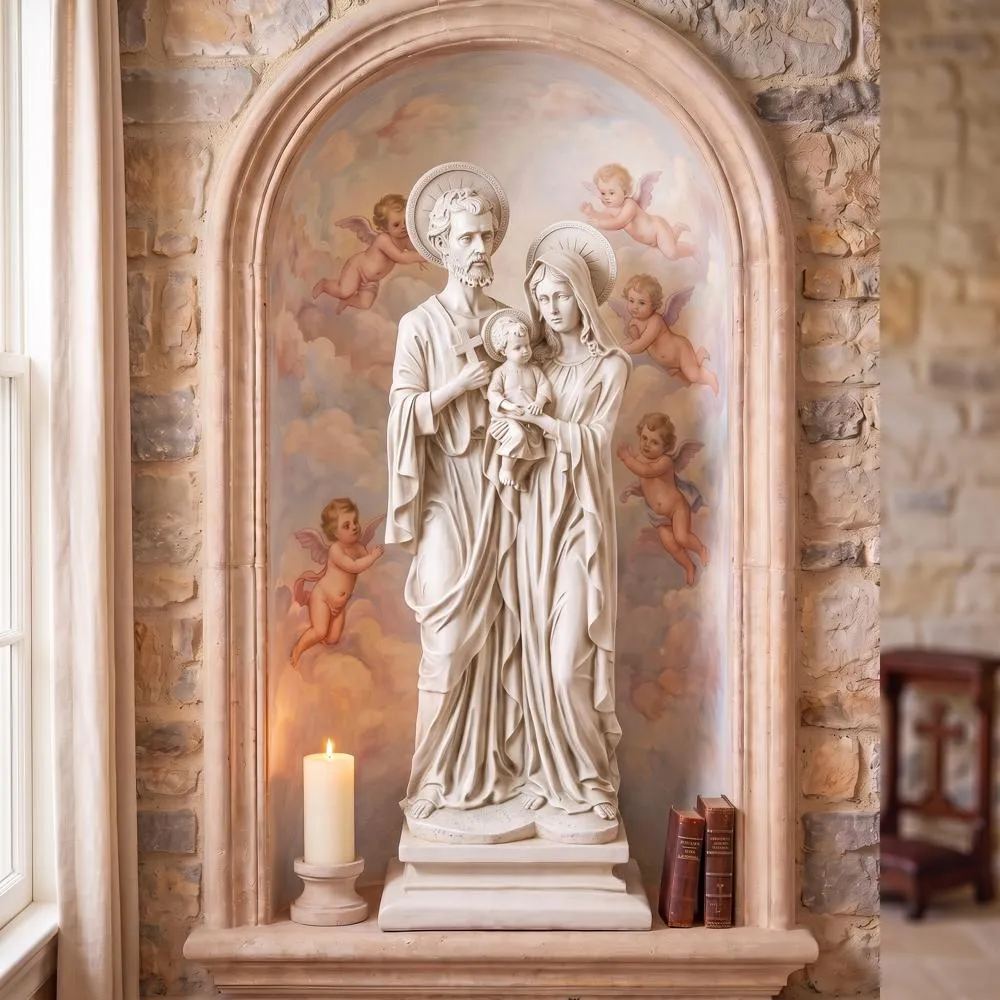 The Holy Family Statue: Large