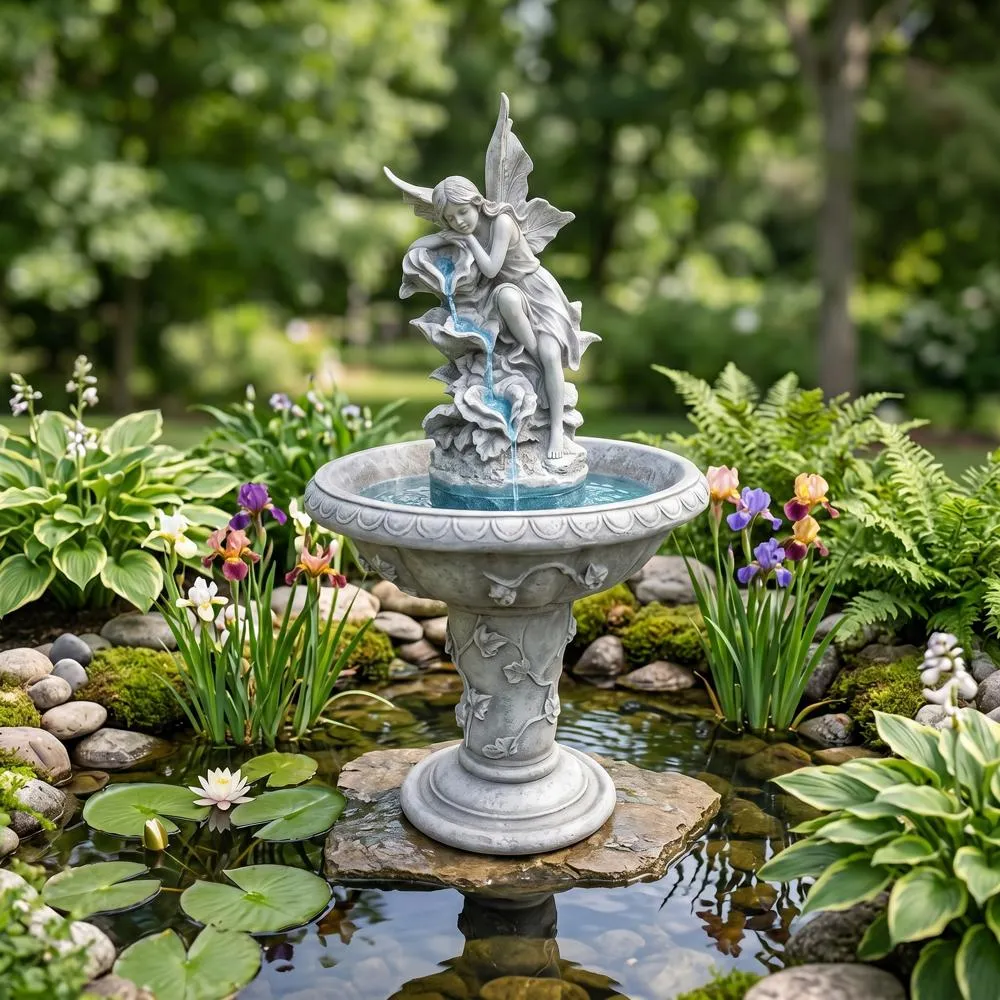 Pixie Fairy Sculptural Fountain