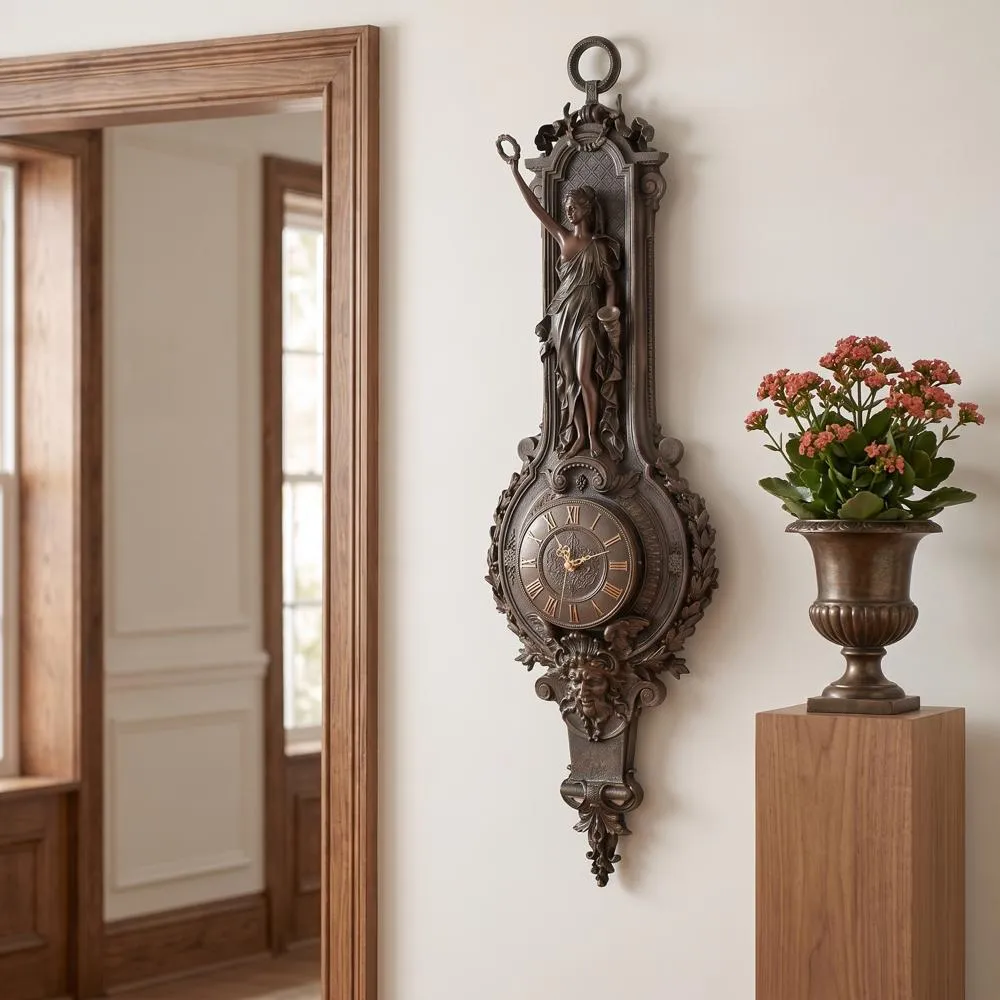 La Liberte Grande Palace Sculptural Wall Clock
