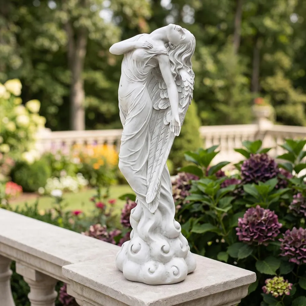 Ascending Angel Statue: Medium