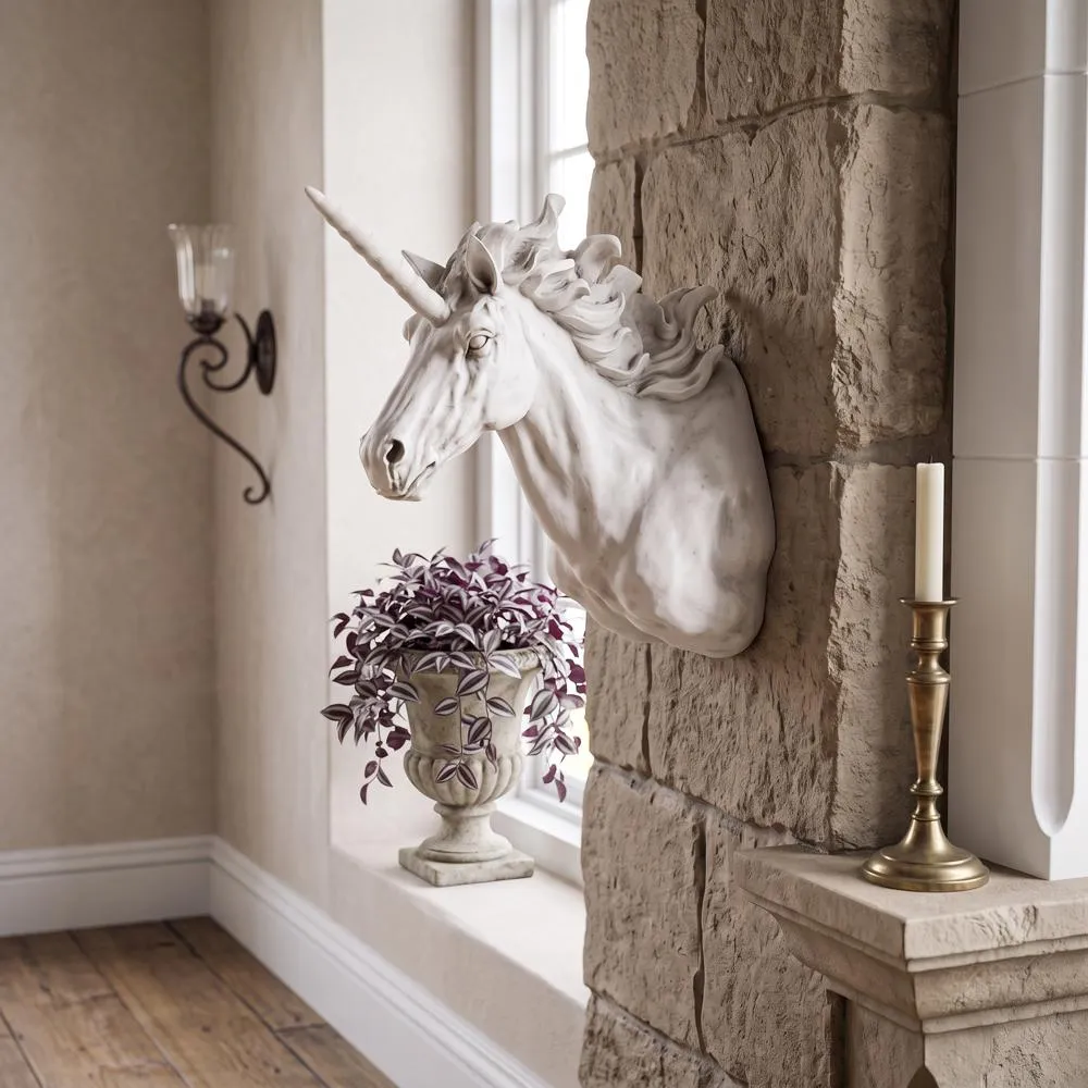 Alicorn Unicorn Trophy Wall Sculpture