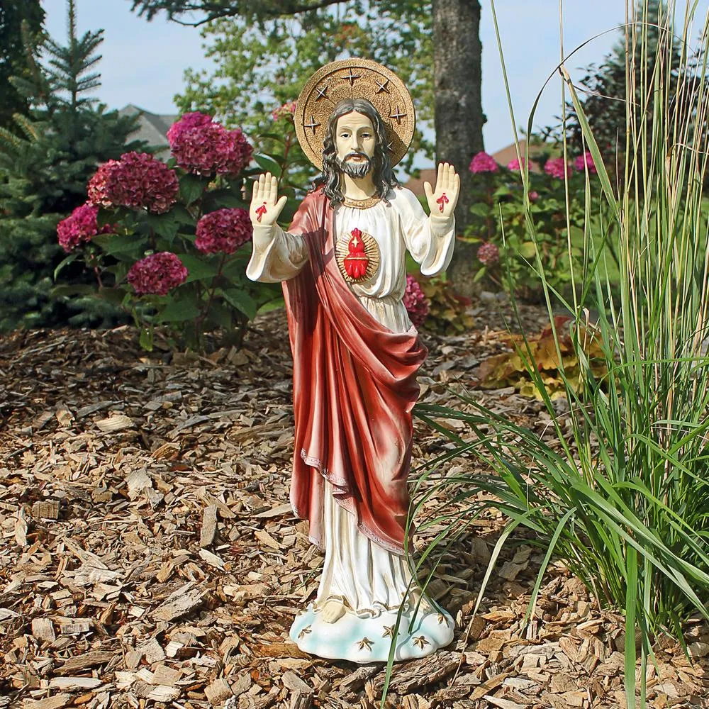 Sacred Heart of Jesus Italian-Style Garden Statue