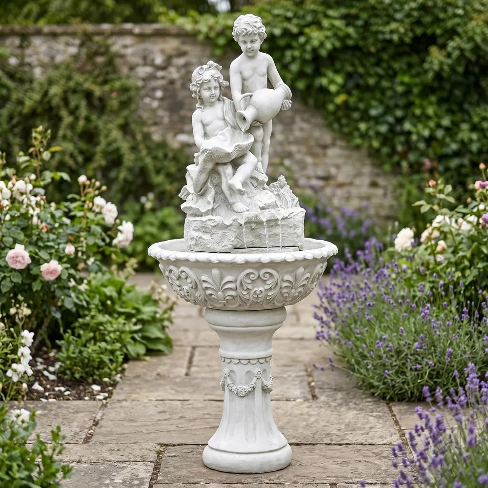 Portare Acqua Italian-Style Sculptural Fountain