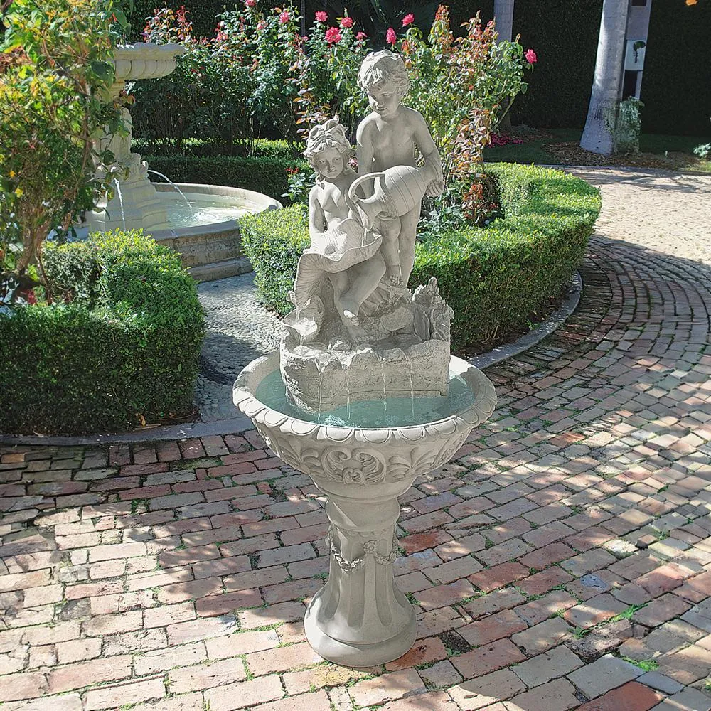 Portare Acqua Italian-Style Sculptural Fountain