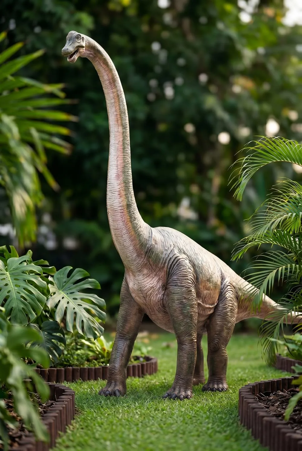 Jurassic-Sized Brachiosaurus Dinosaur Statue