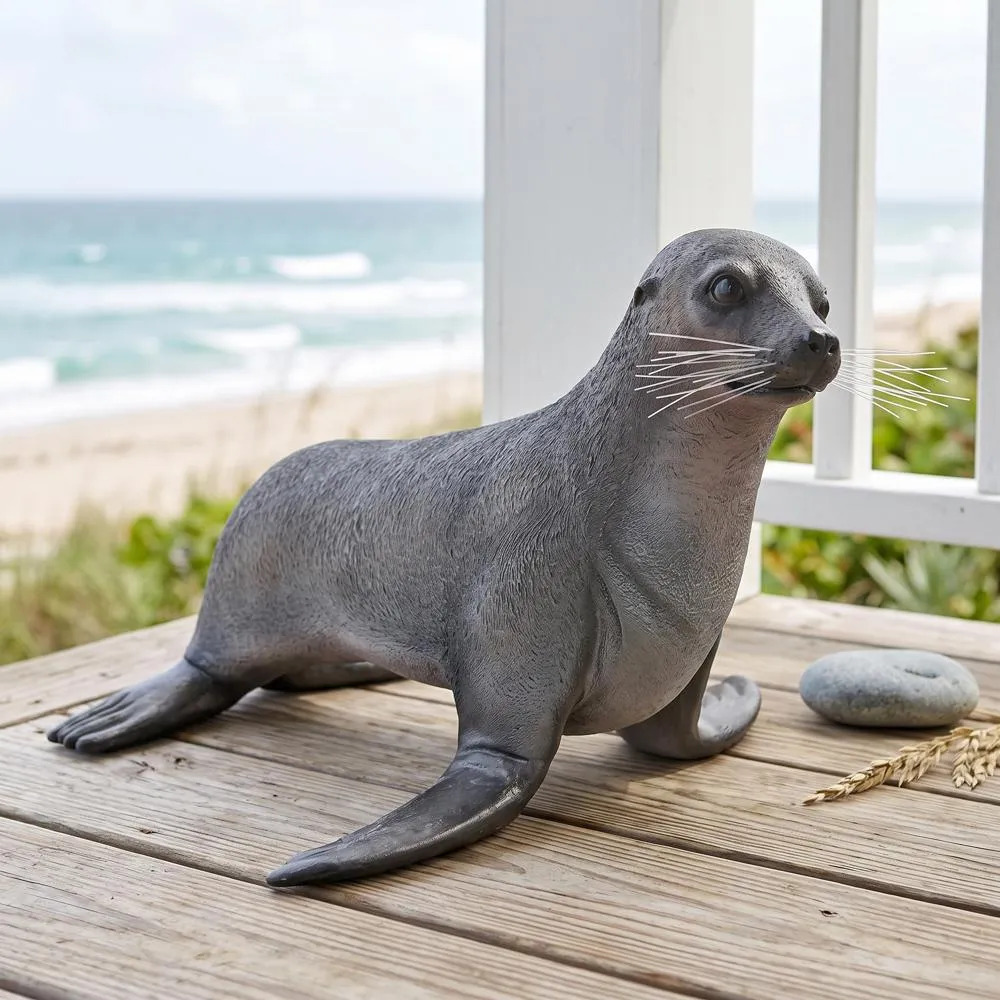 Baby Fur Seal Garden Statue