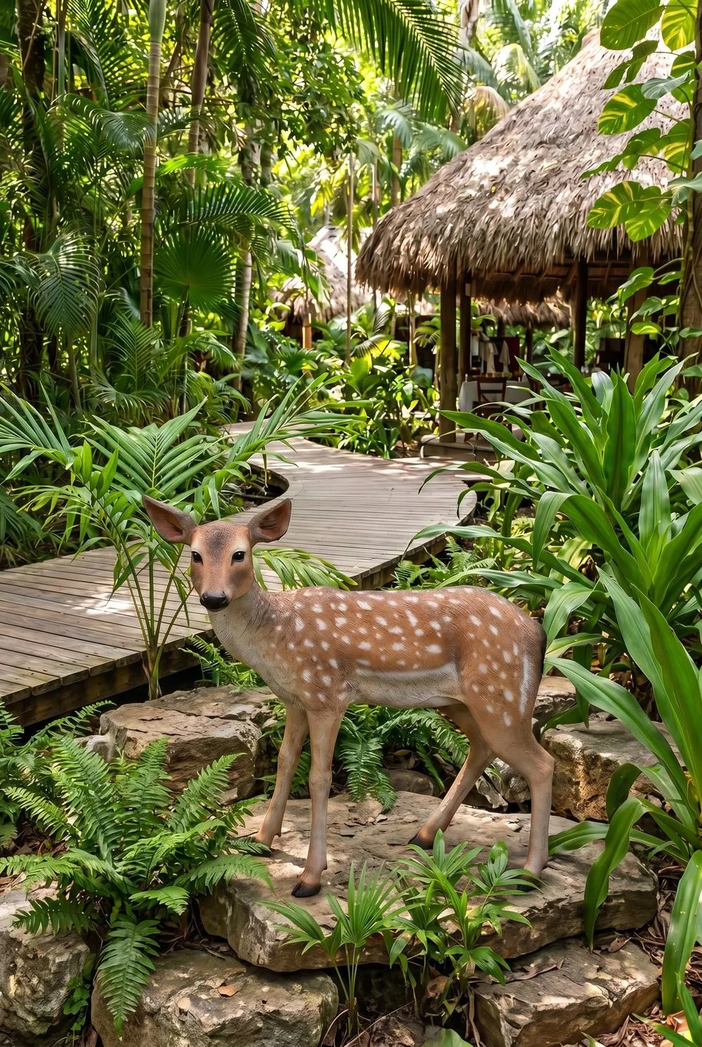 Spotted Deer, Forest Fawn Garden Statue