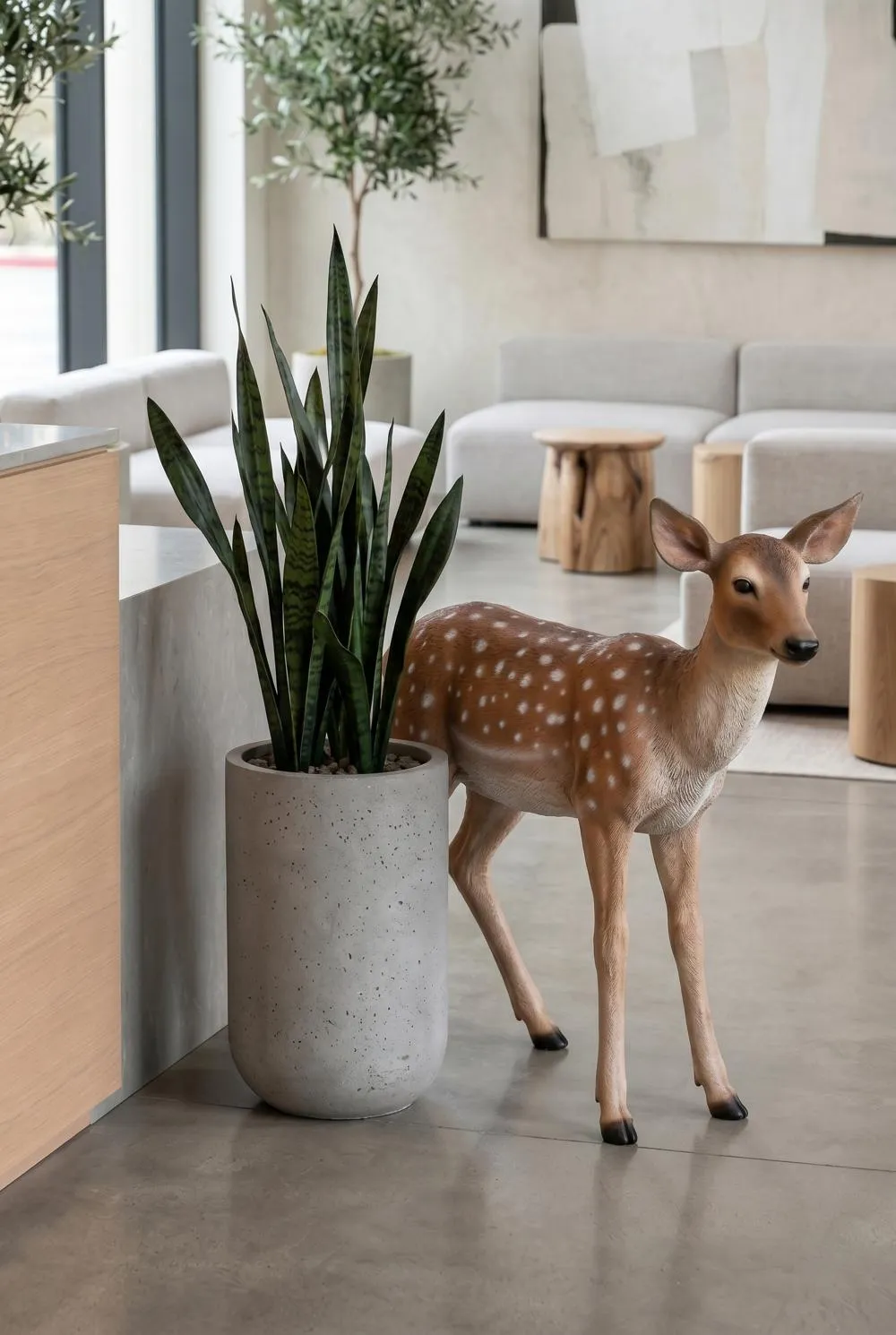 Spotted Deer, Forest Fawn Garden Statue