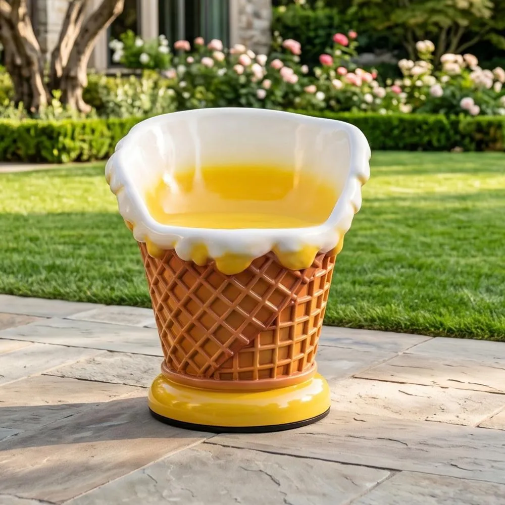 Ice Cream Parlor Sculptural Chair: Each