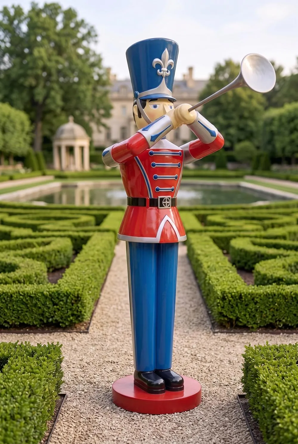 Trumpeting Soldier Statue: Giant