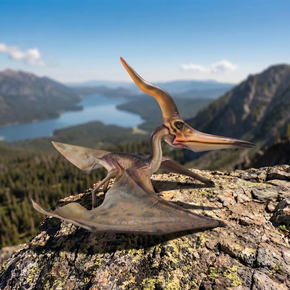 Jurassic-Sized Flying Pteranodon Ingens Dinosaur Statue