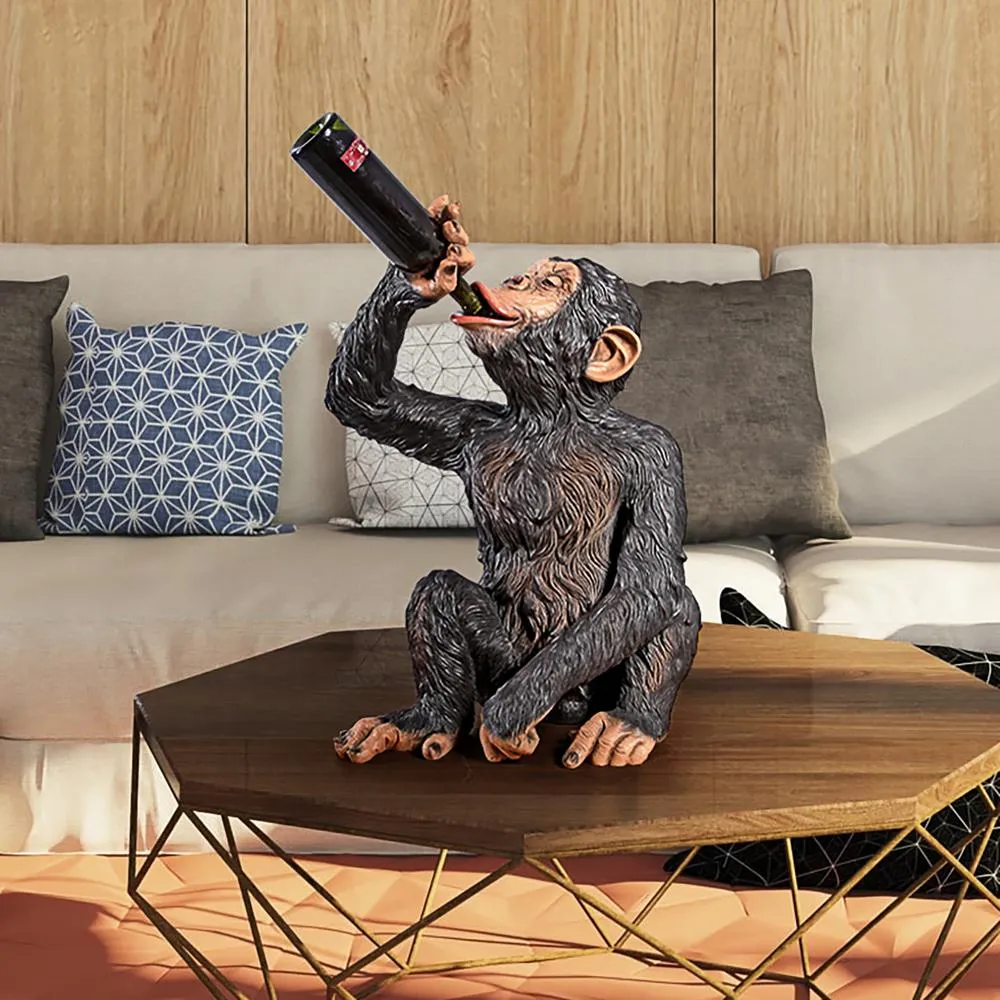 Anisetta Liqueur Drinking Monkey Statue