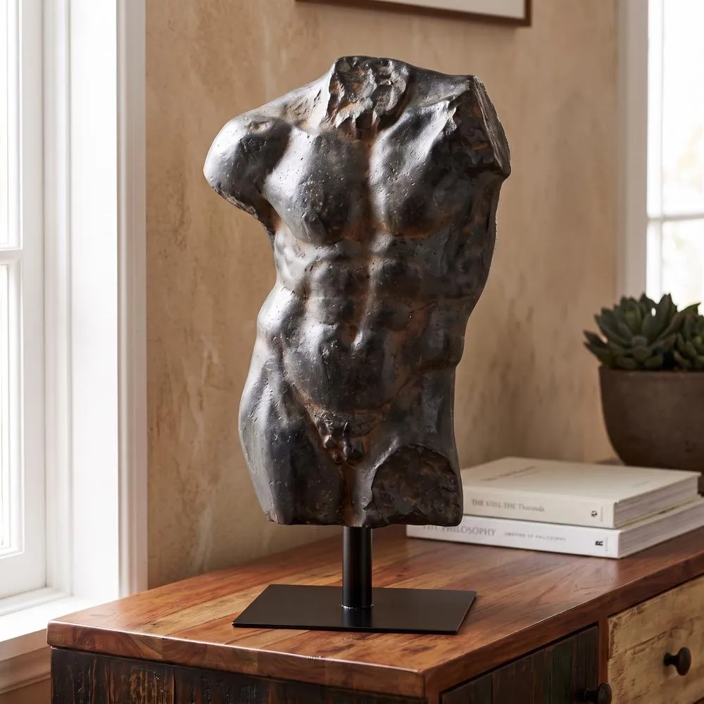 Torso of a Greek Youth Fragment Statue