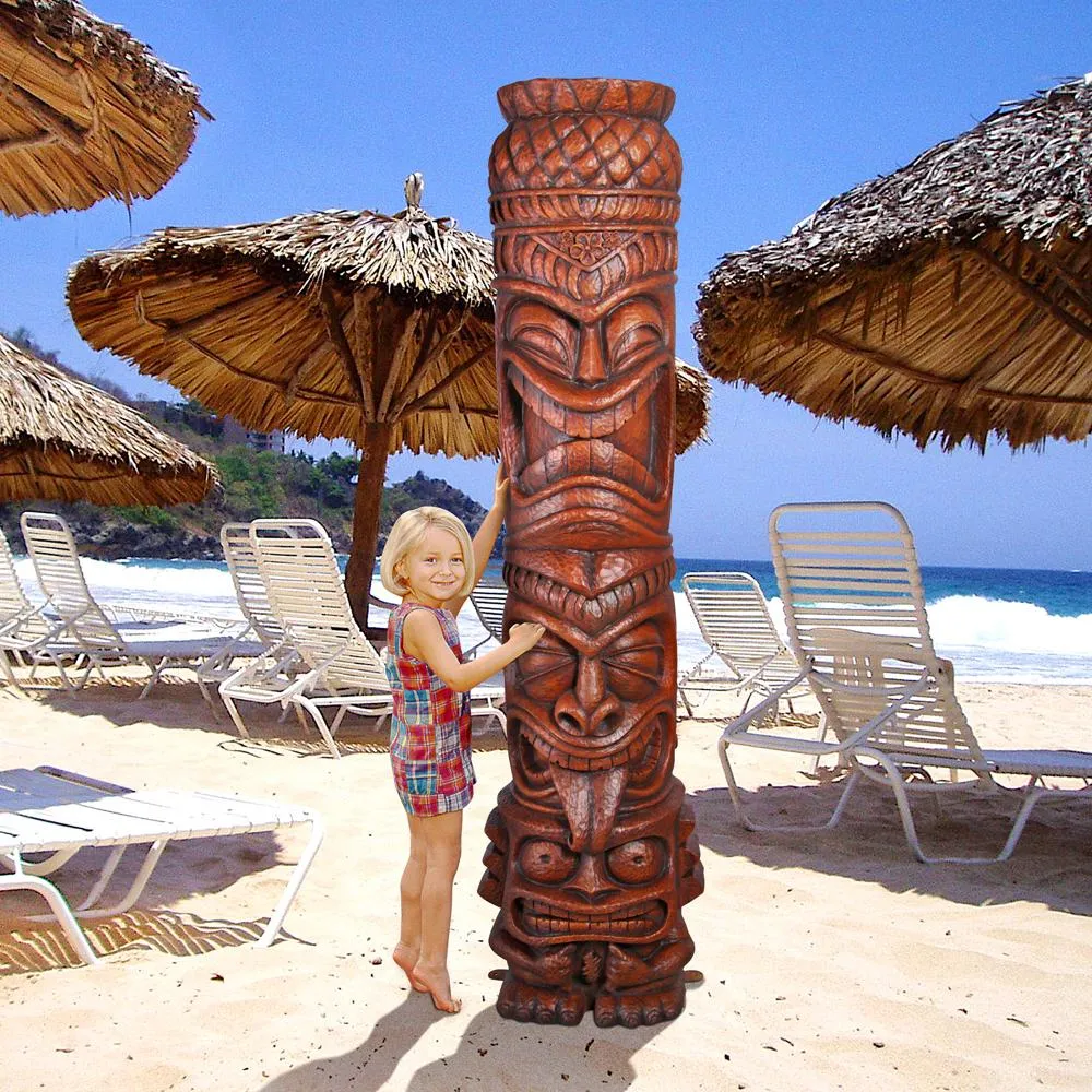 Grand Island Tiki Totem Statue: Each