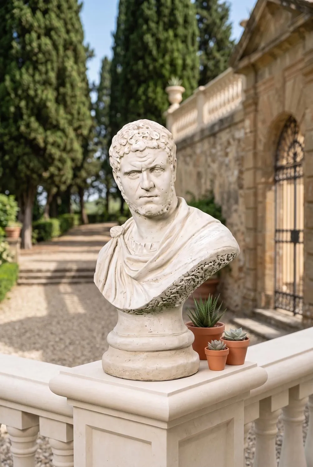 Caracalla, Roman Emperor Marcus Aurelius Sculptural Bust
