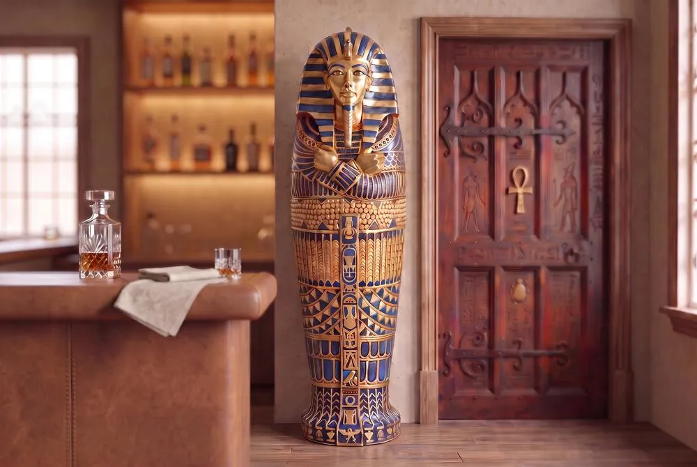 Tomb of Tutankhamun Sarcophagus Frieze Wall Sculpture