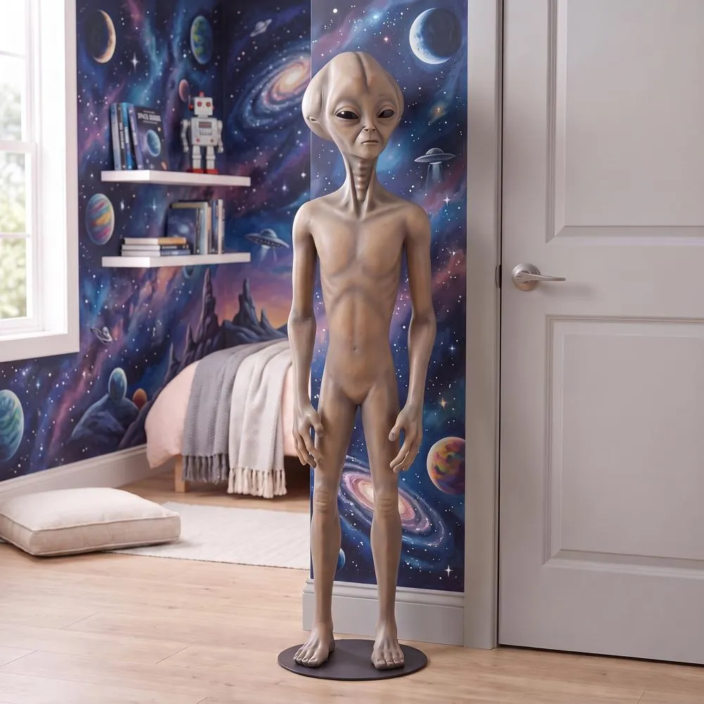 Area 51 Extraterrestrial Outer Space Alien Statue